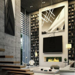 چیدمان اتاق نشیمن لاکچری برای ویلاهای دماوند