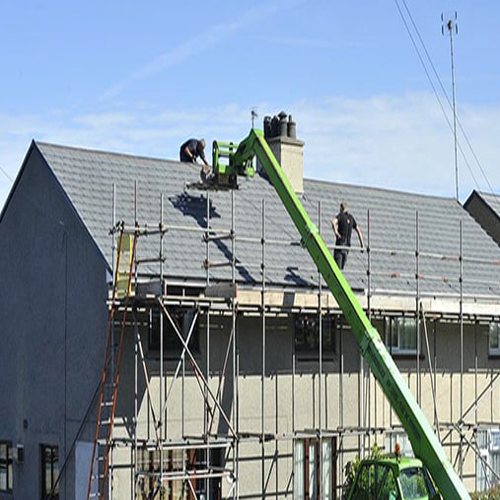 مراحل بازسازی ویلا در جابان