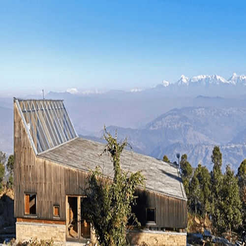 طراحی و معماری ویلای چوبی به سبک هندی