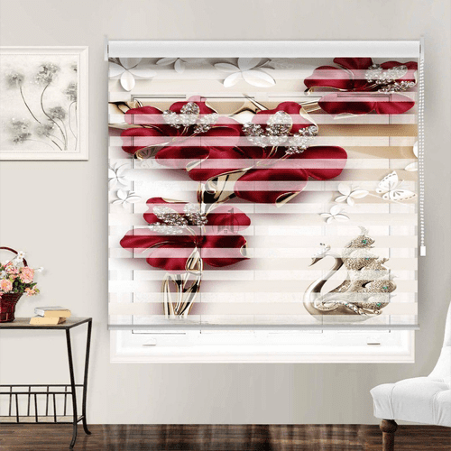 انواع پرده زبرا برای ویلا جابان دماوند