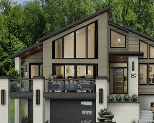 انواع متریال برای طراحی نما ویلا در دماوند